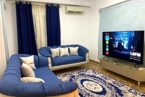 Deluxe furnished apartment on Makram Ebeid Street